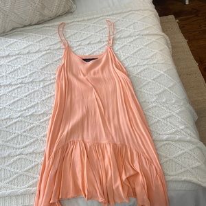 Mink pink beach cover up